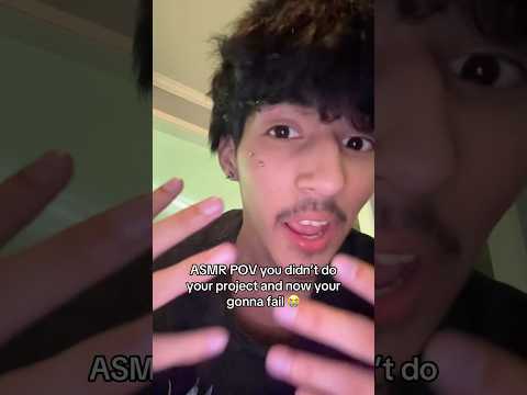 ASMR POV your assignment is late #shorts #asmr #tingles