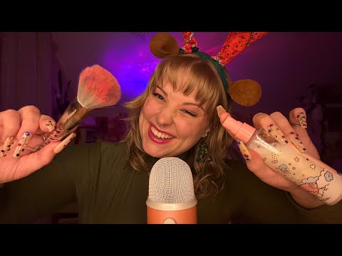 ASMR Doing your Makeup for a Holiday Party! (day 4)💄✨