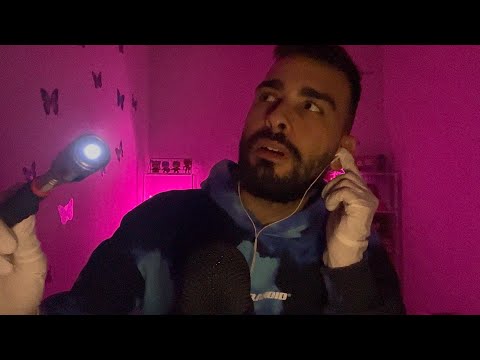 ASMR | EXAMEN DES OREILLES (tout proche du micro) 👂