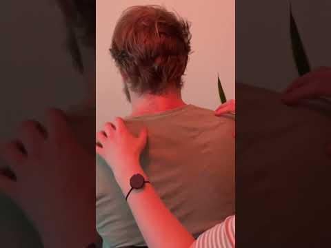 ASMR Back Scratch Massage #relax #oddlysatisfying #visualtingle #asmrmassage #sleep