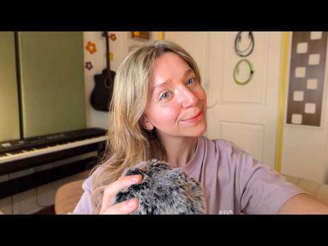 ASMR | cozy yap sesh (fluffy mic, close whispers, fidget toys)