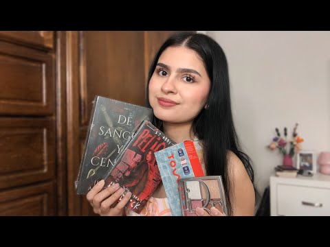 asmr haul de libros, maquillaje y skincare (˶ᵔ ᵕ ᵔ˶)◞ • *✰
