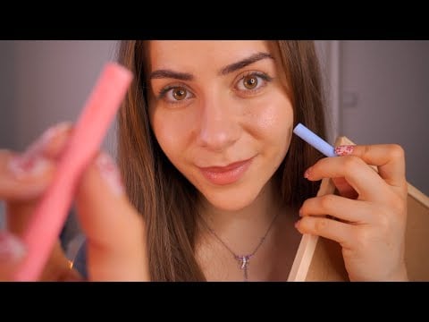 ASMR ich zeichne dich bis du EINPENNST