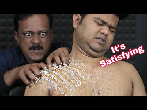 Deep Neck And Shoulder Massage With Satisfying Binaural Audio | ASMR Head Scratching With Neck Crack