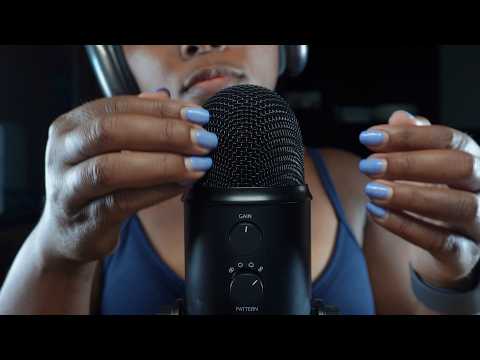 ASMR *Sleepy* Blue Yeti Microphone Scratching | No Talking