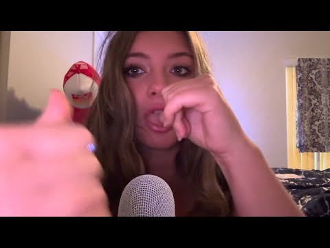 ASMR | SPIT PAINTING & FAST MOUTH SOUNDS W/ @cloudyasmr