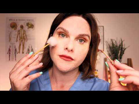 ASMR Cranial Nerve Examination | Detailed Face Exam