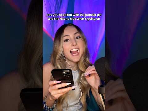POV You're Paired With the Popular Girl and She Has No Clue What's Going On