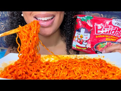 ASMR | Spicy 🥵 Ramen | Tomato Pasta Ramen 🍜