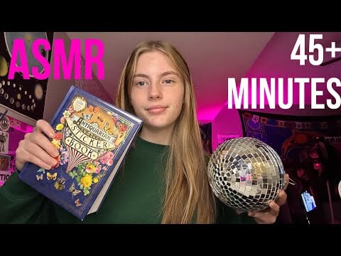 ASMR | ✨ 45+ Minutes Of UNIQUE TRIGGERS **Crystal Tapping, Disco Ball Scratching, Sensory Bottle**