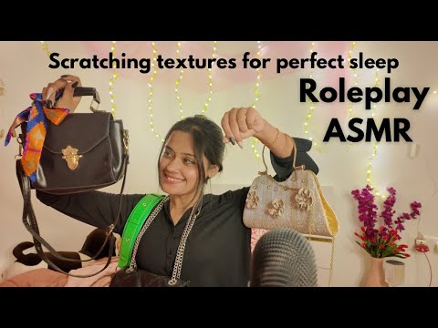 Bag Collection Showcase with Soft Scratching & Tapping Sounds | ASMR for Relaxation (Hindi ASMR)
