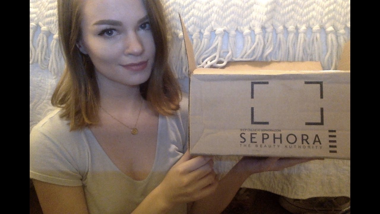 ASMR Sephora Skincare Haul w/tapping