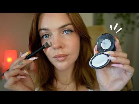 ASMR - routine skincare et maquillage d’été 