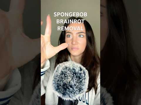 SPONGEBOB BRAIN ROT REMOVAL #asmrshorts