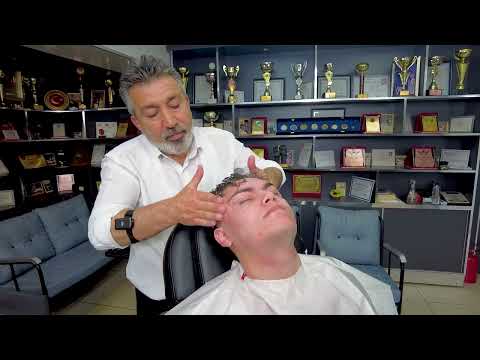 HOW ABOUT HAVING A REAL BARBER EXPERIENCE? ASMR AMAZING SKIN CARE AND MASSAGE WITH MUNUR ONKAN!