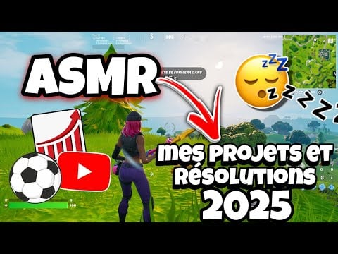 ASMR FRANÇAIS • Mes PROJETS et RESOLUTIONS pour 2025 😴 (Face reveal, sport, découverte...💤)