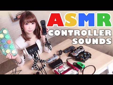 【ASMR】色んなコントローラーの音♡カチカチポチポチ♡睡眠導入音 / game controller sounds【あゆみぃな】