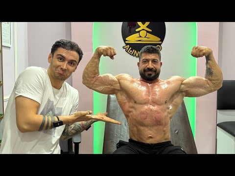 "ASMR" VIP massage for this Hercules