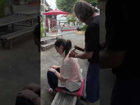 Masaje Tok Sen, una técnica ancestral tailandesa #massage #relajacion #asmr #short
