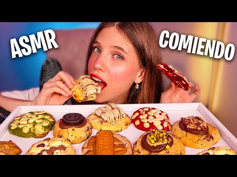 ASMR COMIENDO MUCHAS GALLETAS CRUJIENTES 🍪🍫 Mouth Sounds relajantes hasta que te duermas profundo 🌙