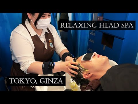 ASMR 가장 편안하고 놀라웠던 도쿄의 헤드 스파 | The most comfortable and amazing head spa in Tokyo