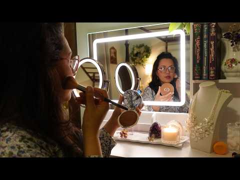 ASMR Maquia e Conversa Novas Perspectectivas e Tchau Instagram #vozSuave