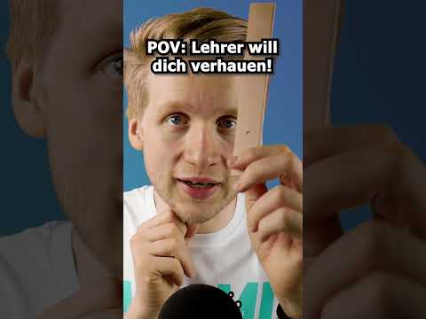 ASMR - POV: Lehrer will dich verhauen! #shorts #asmr #roleplay #deutscheasmr