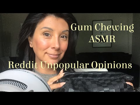 Gum Chewing ASMR | Reddit Unpopular Opinions | and a Special Thanks 🙏