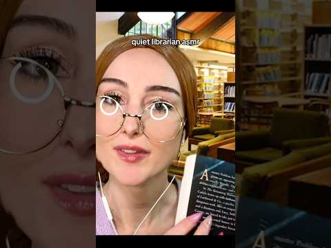 quiet librarian asmr #roleplayasmr