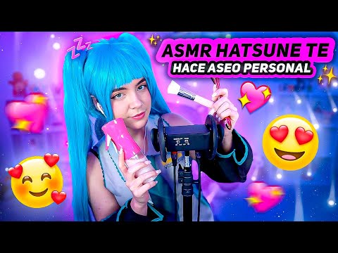 ASMR HATSUNE TE HACE ASEO PERSONAL 😍 | Staryuuki