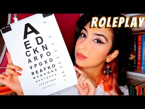 ASMR Roleplay Oftalmologista | Médica, voz suave, atenção pessoal