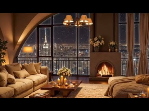 Relaxing Luxury Cozy Date Night Jazz Music Ambient for Relaxation