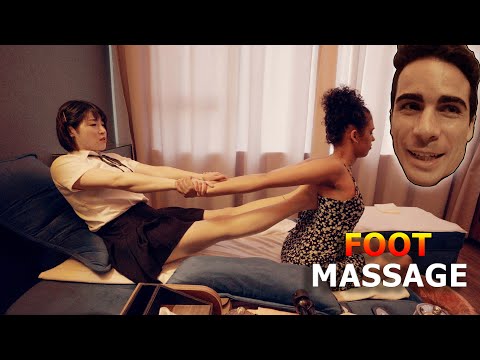 ASMR MASSAGGIO CINESE ai PIEDI PER la MIA RAGAZZA!