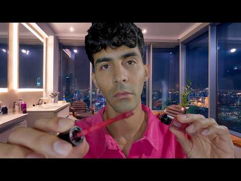 [ASMR] Male Makeup Artist: Date Night Transformation (Roleplay)