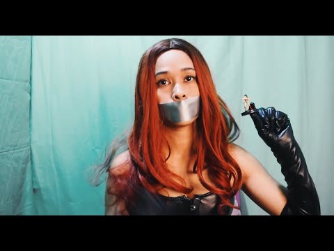 GIANTESS BLACKWIDOW Roleplay: with TAPED MOUTH (Guess the SUPERHERO) *TEASER*