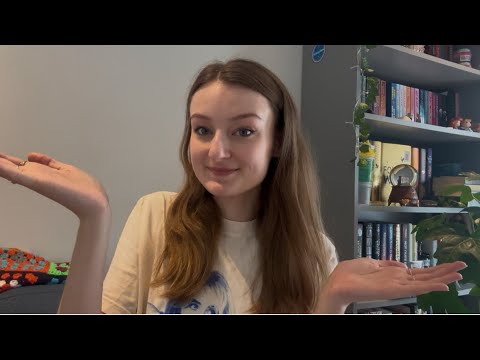 ASMR Balancing my Bookshelves for May! (Book triggers and close whispers) 