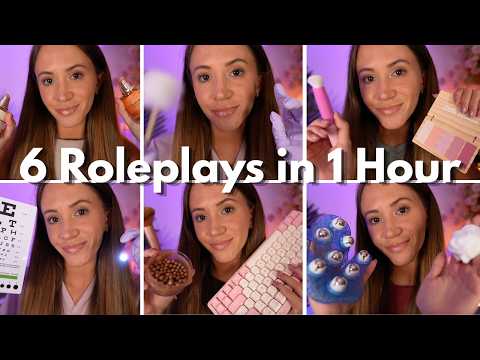 6 ASMR Roleplays For Sleep ✨ (Eye Exam, Skincare, & More)