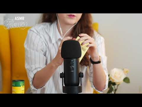 ASMR | Bassy / Sleepy Tapping on paper items 📒