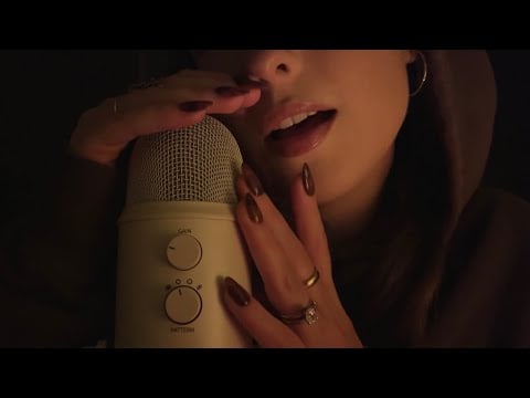 ASMR Delicate Mouth Sounds & Clicky Whispers in Candlelight