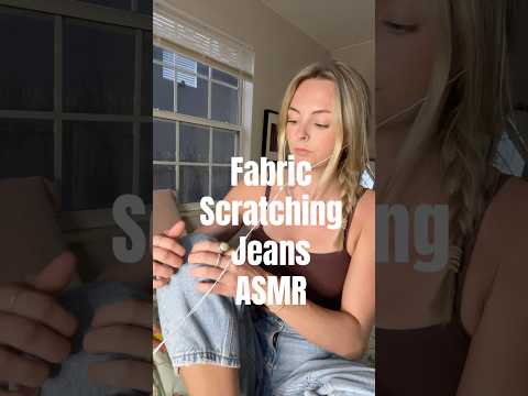 Jean Scratching #asmr #asmrvideo #asmrfabricscratching #asmrsounds