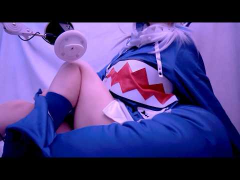 【ASMR】がうるぐらコスプレでオノマトペ&マッサージ！しゃーく【実写/ホロライブ/hololive/Tapping】
