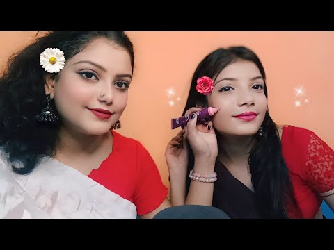 ASMR | Doing My Sister Indian Party Makeup | Prt-2 💄💋