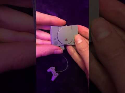 ASMR Miniature PlayStation One 🎮 #shorts #asmr