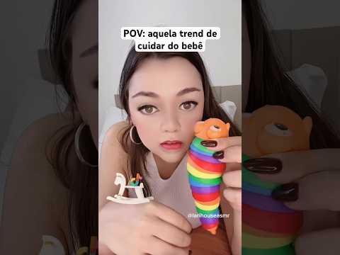 POV: aquela trend de cuidar do bebê #shorts #humor #asmr