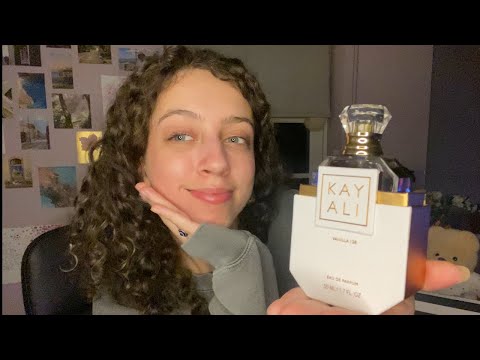 ASMR perfume unboxing | over-explaining | British whispers