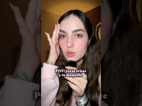 POV: estás triste y te maquillo #asmr