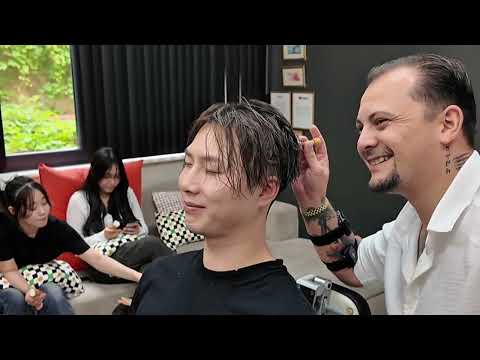 THIS MAN IS INCREDIBLY RELAXED |ASMR BARBER HEAD MASSAGE MAKES YOU FEEL PERFECT | ASMR MASSAGE
