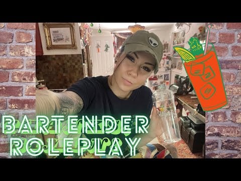 CURING YOUR HANGOVER 🍹 Whispered ASMR bartender roleplay. Tapping, water sounds. Lofi