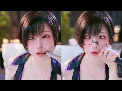 ASMR relax shop I  颜面崩坏 口腔音 吃耳朵 搓麦 弹舌❤️❤️