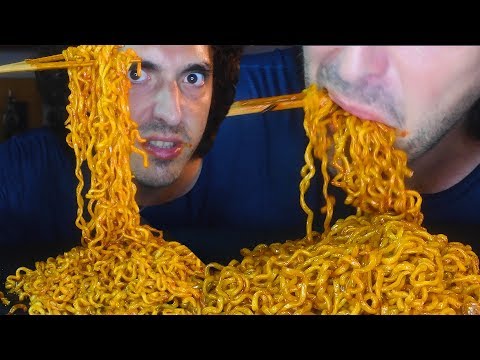 MALA FIRE NOODLE CHALLENGE | Samyang Fire Ramen | *SUPER SPICY*